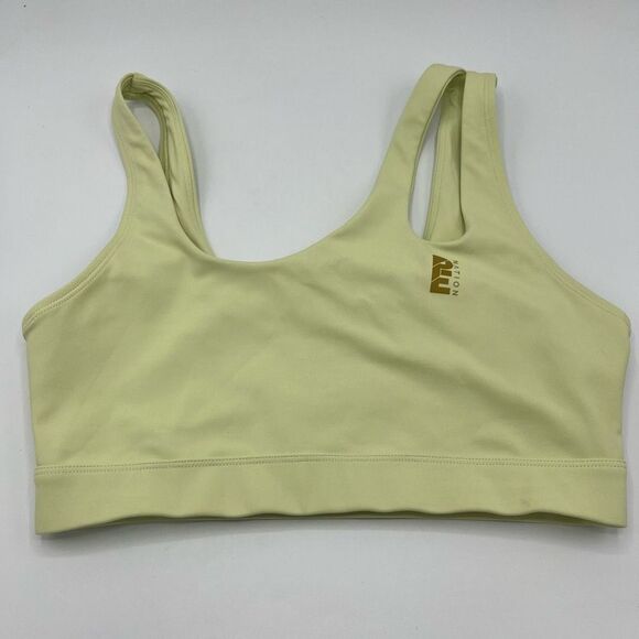 P.E Nation Backcheck Sports Bra Sz M Yellow Light Lime - Picture 11 of 11